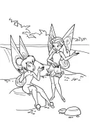 Tinker Bell kleurplaat 8